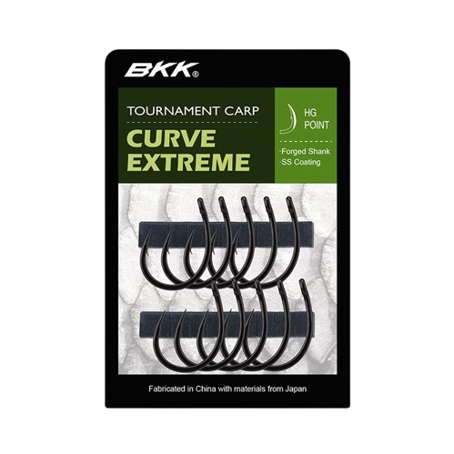 BKK Curve Extreme Karpfenhaken (10pcs)