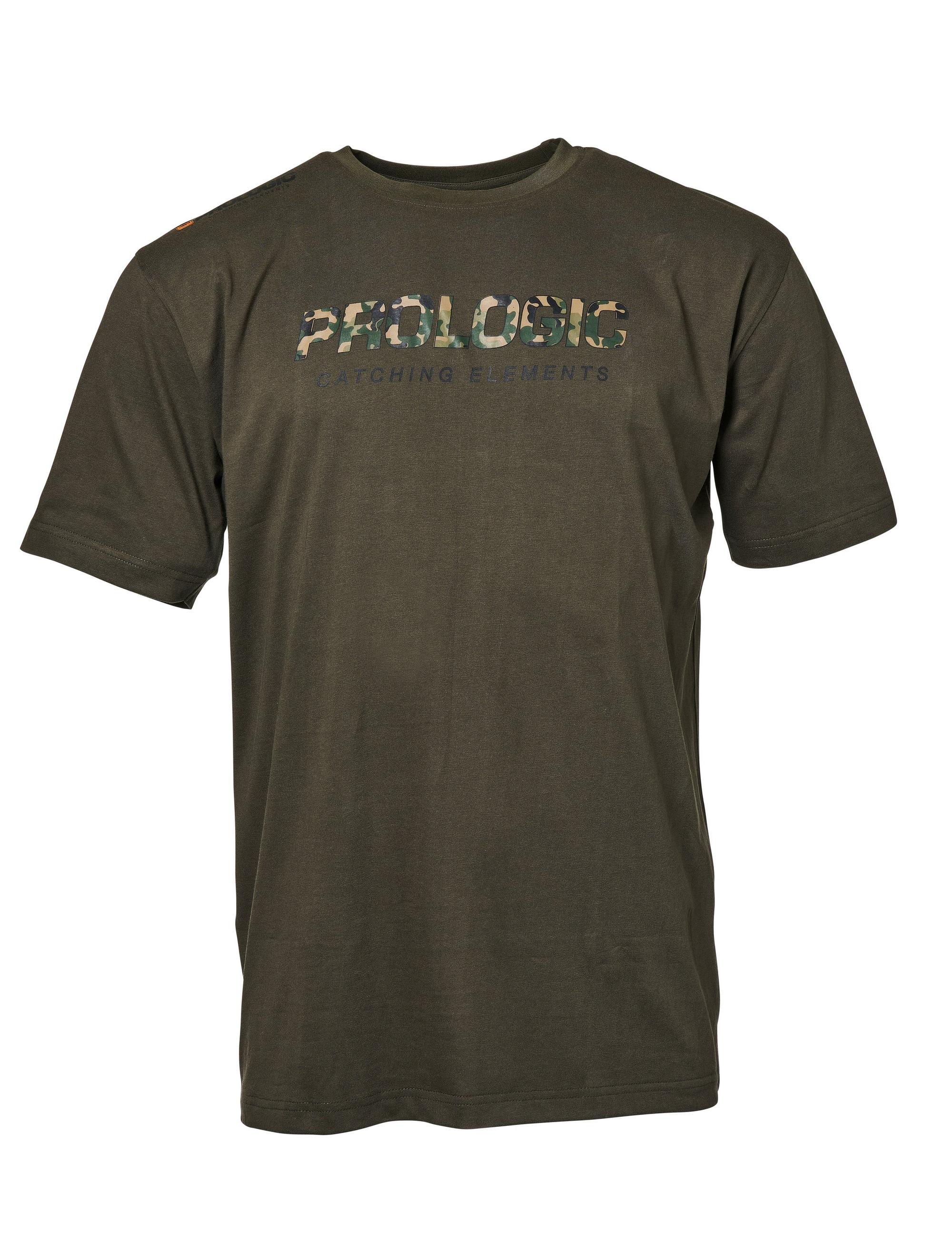 Prologic Camo Letter T-Shirt Olivgrün