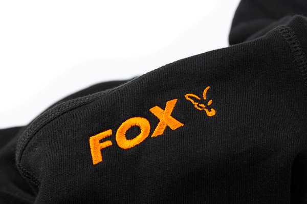 Fox Collection Schwarz/Orange Kapuzenpulli