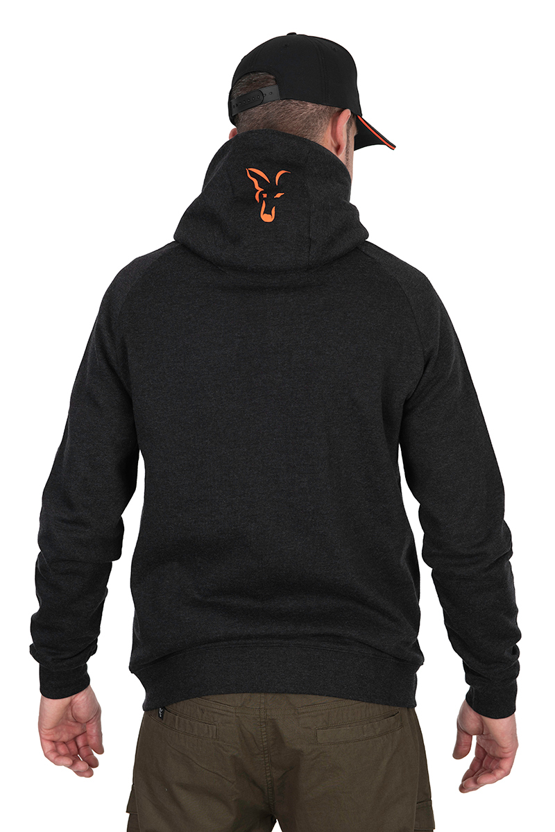 Fox Collection LW Hoody Schwarz & Orange