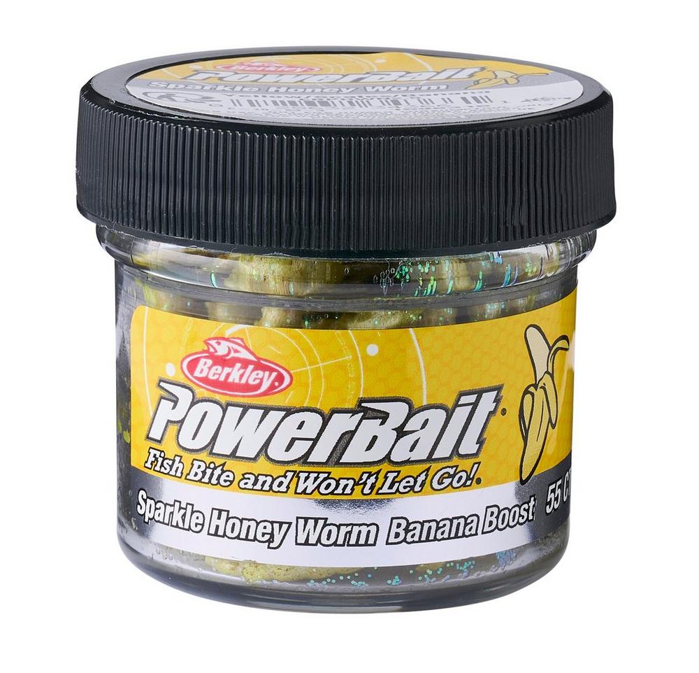 Berkley Powerbait Power Scales Honey Worm 2.5cm (55 Stück) - Yellow/Scales