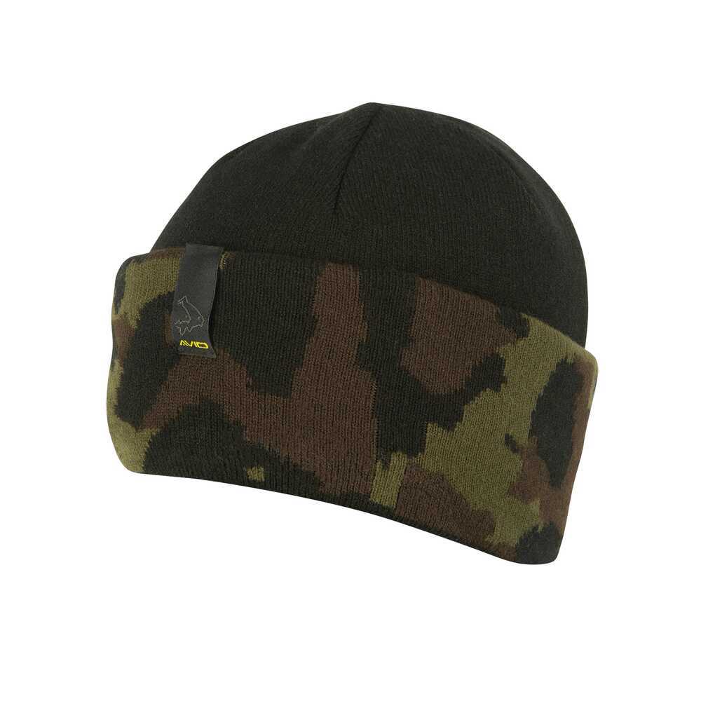 Avid Schwarz und Camo Beanie