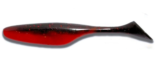 M-War Monkey Shad - Red and Black