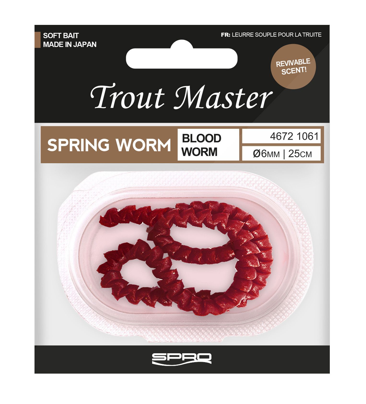 Trout Master Spring Worm 6mm 25cm