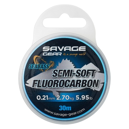 Savage Gear Semi-Soft Fluorocarbon Seabass