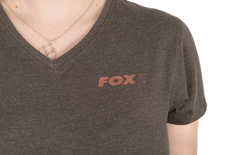 Fox WC T-Shirt mit V-Ausschnitt