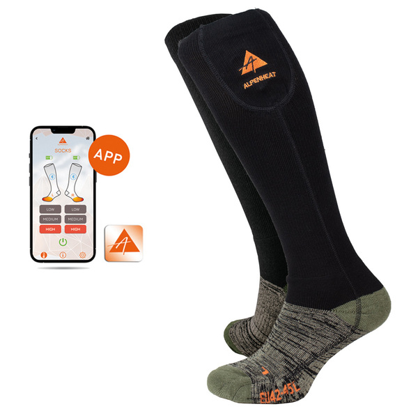 Alpenheat Elektronisch Beheizte Socken - Merinowolle