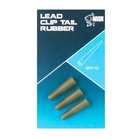 Nash Lead Clip Tail Rubber (10 Stück) - Camou Green