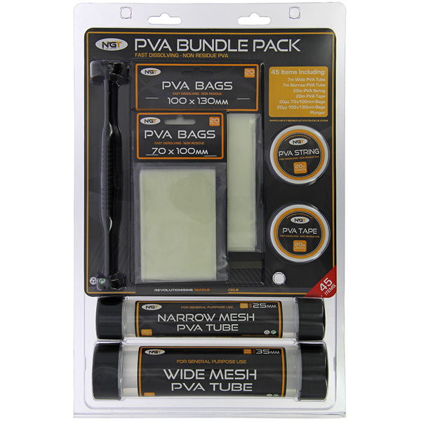 NGT PVA Komplett Set, einschließlich PVA Storage Bag!