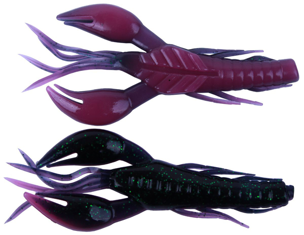 Ultimate Real Crayfish 9,5cm 5 Stück - Dark Purple (Bauch & Rücken)