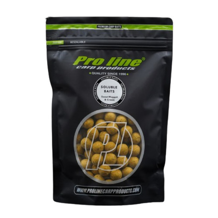 Pro Line Soluble Baits Sweet Maggot & Cream Boilies 20mm (1kg)