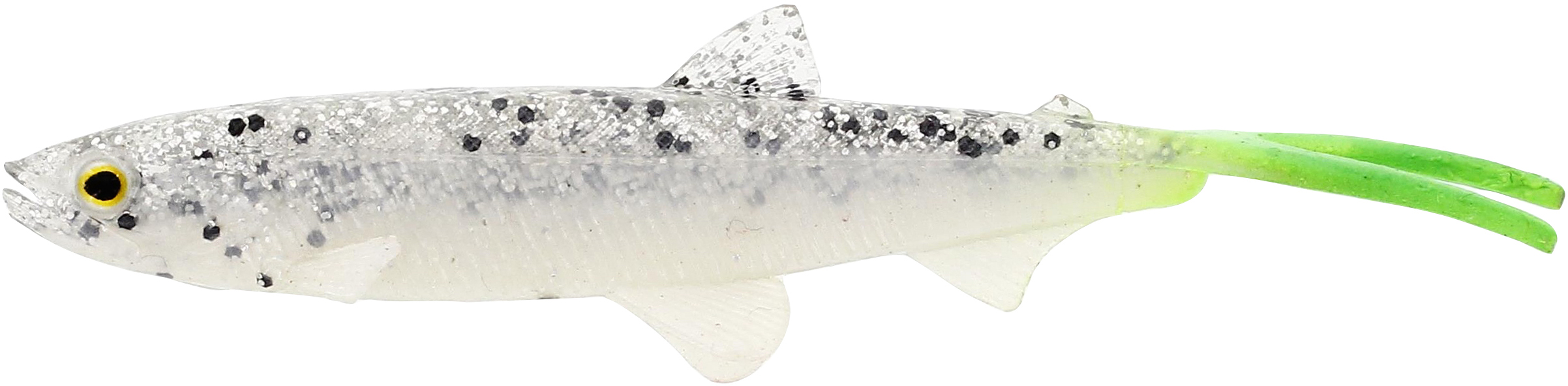 Westin Hypoteez V-Tail Shad Box 10cm 5g (40 Stück) - Green Tail Shiner