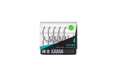 Korda Kamakura Krank Karperhaken Barbless Size 4 (10Stk)