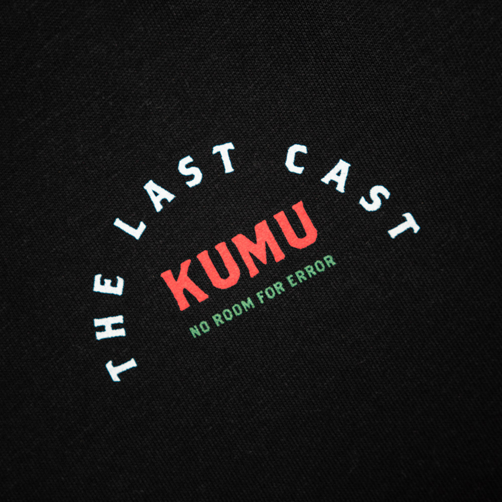 Kumu T Shirt The Last Cast Schwarz