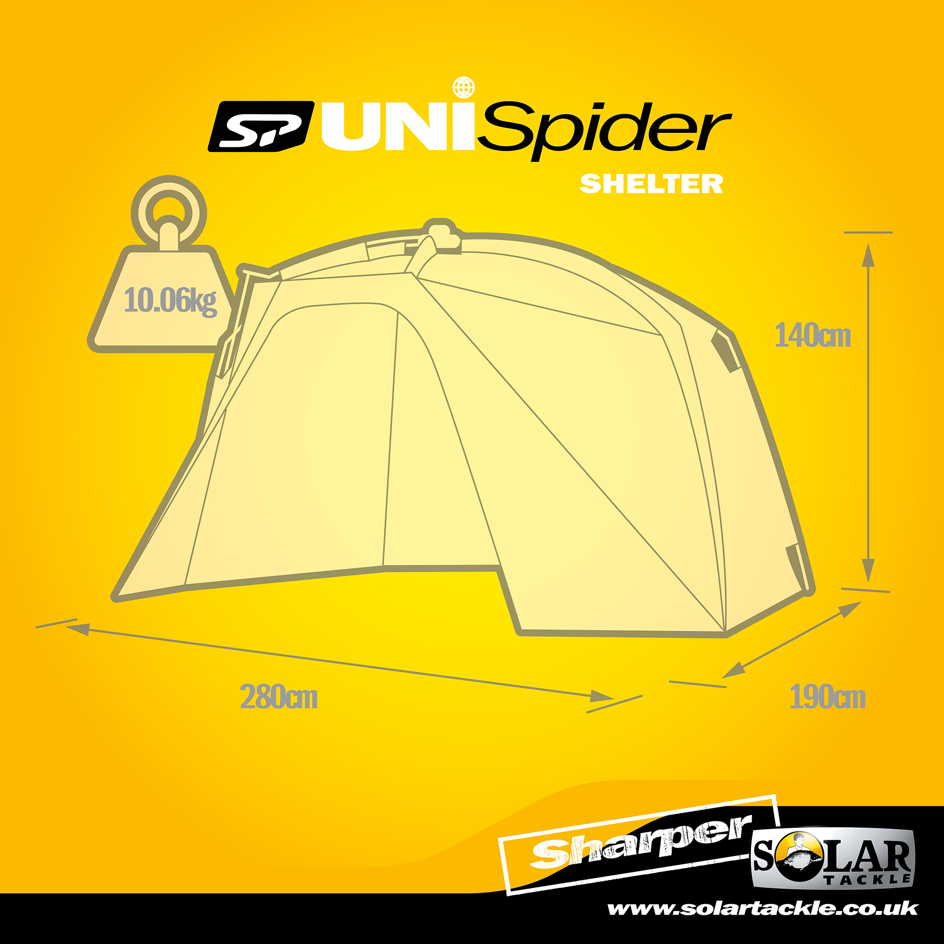 Solar SP Uni Spider Bivvy Bundle (Bivvy mit Infil Panel & Zip In Groundsheet)