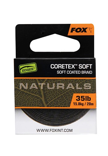 Fox Edges Naturals Coretex Soft Hooklink Vorfachmaterial (20m)