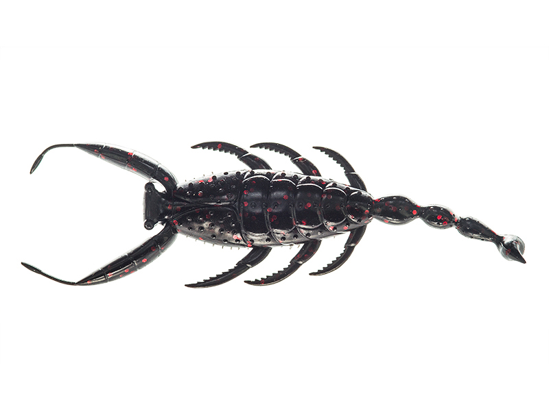 Molix SC Bug 4'' - 5 Stück - Black Red Flake