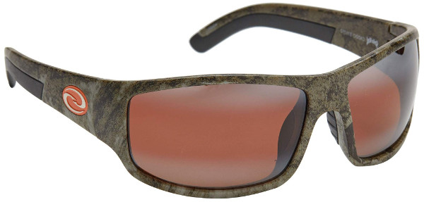 Strike King S11 Optics Sonnenbrille - Caddo Mossy Oak Frame / DAB Amber Glasses