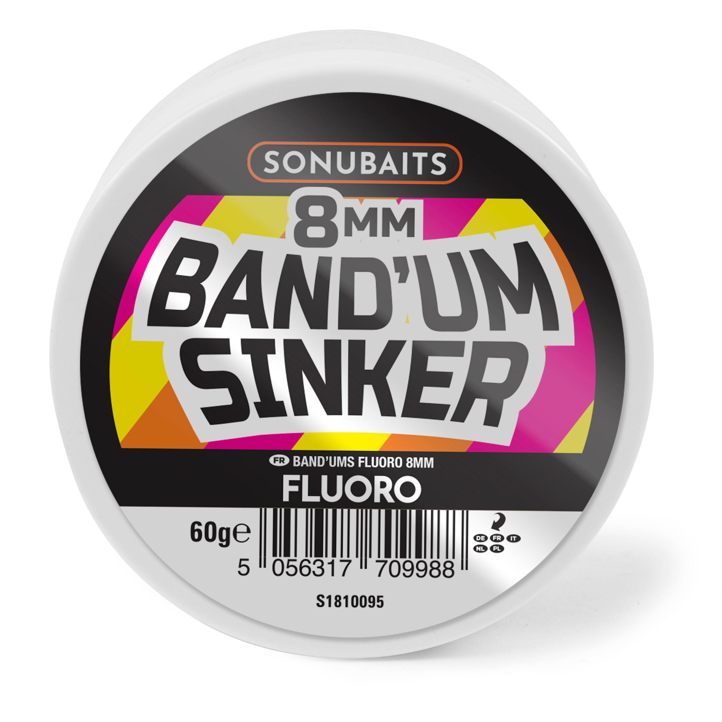Sonubaits Band'um Sinker Boilies 8mm - Fluoro
