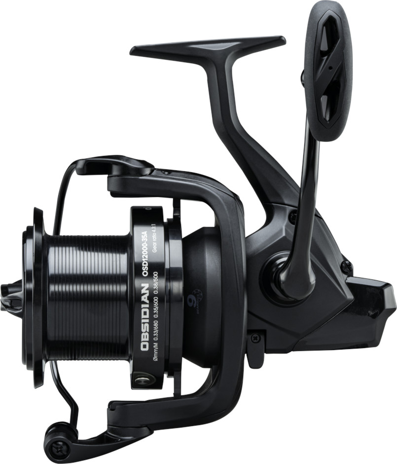 Okuma Obsidian Carp Big Pit Rolle inklusive Ersatzspule