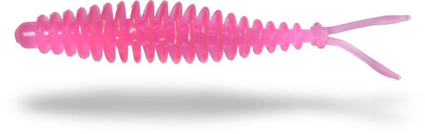Magic Trout T-Wurm V-Schwanz 6,5cm - Neon Pink