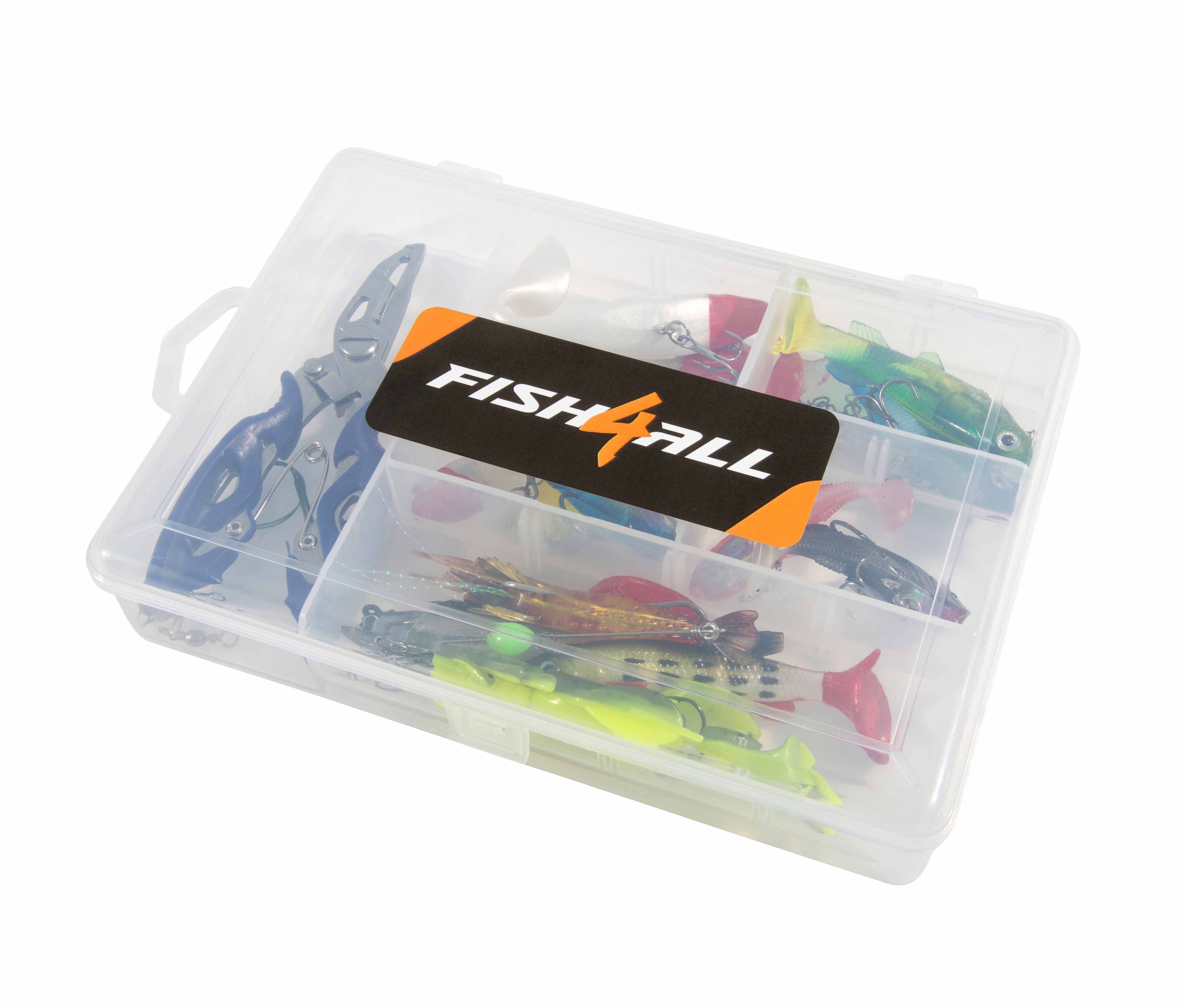 Fish4All Multi Köder Box mit Zange