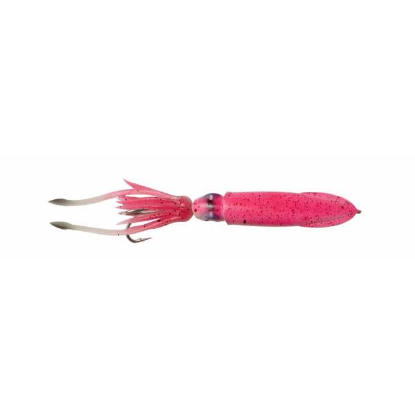 Savage Gear 3D schwimmender Tintenfisch Jig - Pink Glow