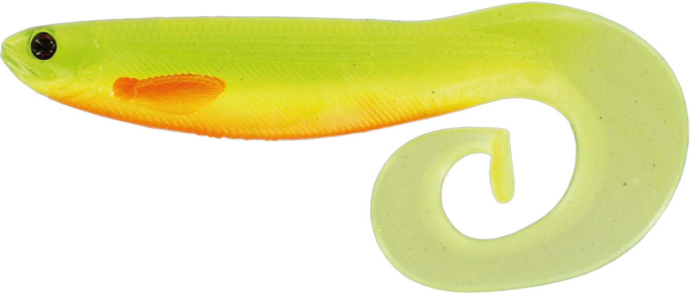 Westin Curlteez Curltail Shad Box 8.5cm (6g) (32 Stück) - Slime Curd