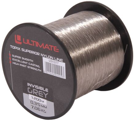 Ultimate Topix nylon invisible grey 1200m 0,35mm 7,06kg