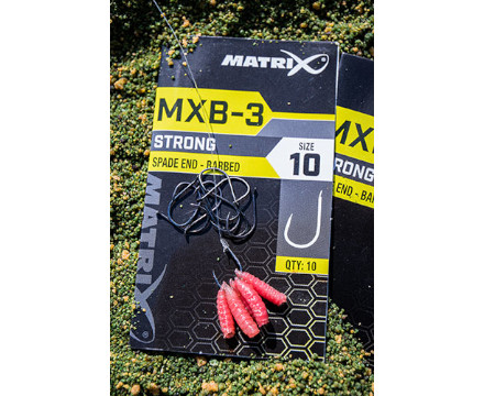 Matrix MXB-3 Barbed Spade End Black Nickel (10 Stück)