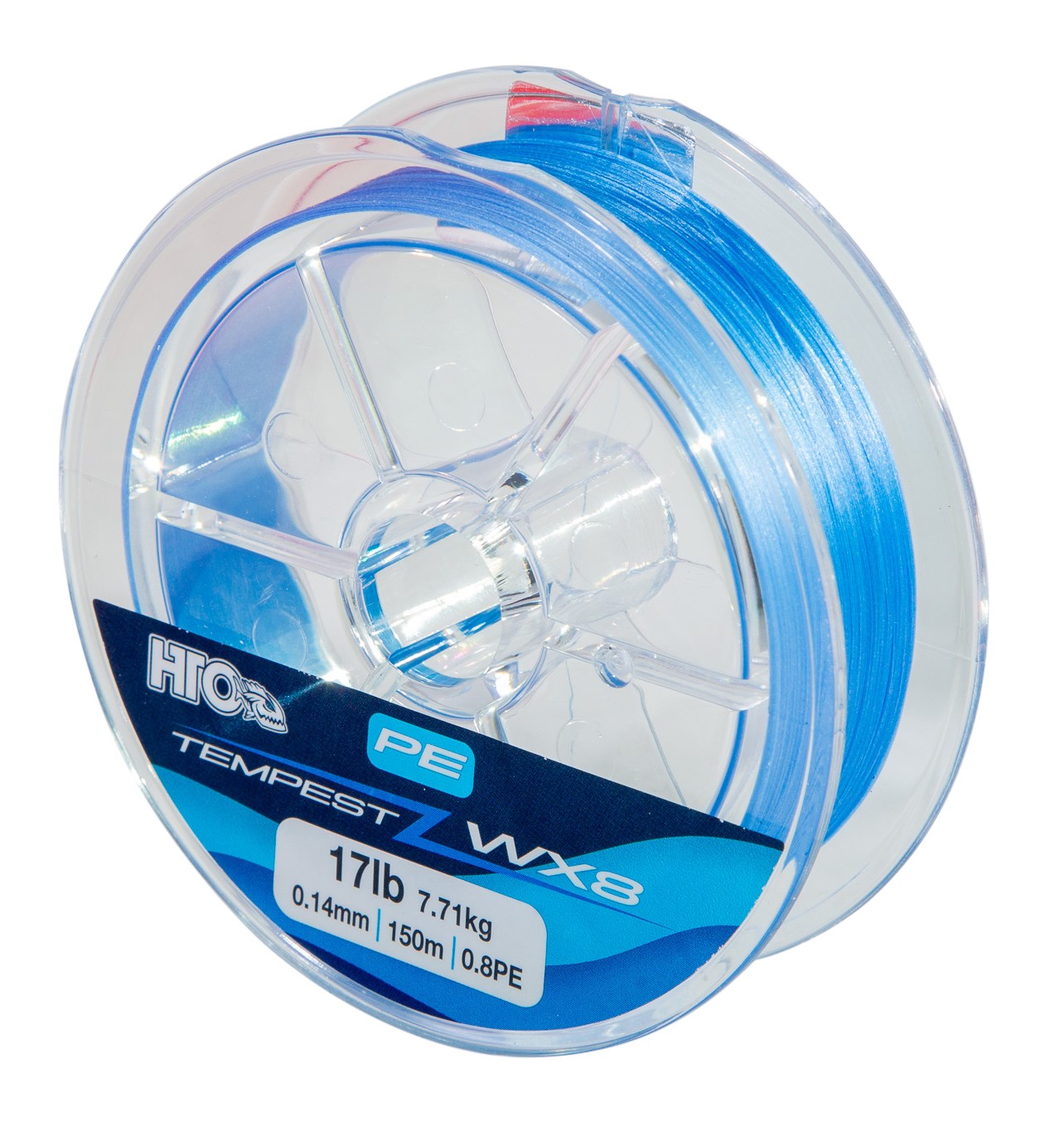 HTO Tempest WX8 Braid Blue Geflochtene Schnur (150m)