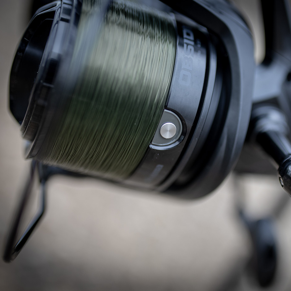 Okuma Obsidian Carp Big Pit Rolle inklusive Ersatzspule