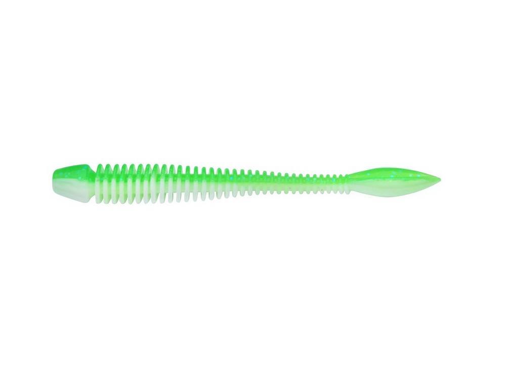 Berkley Powerbait Power Flail 90mm Forellen-Kunstköder (12 Stück) - Sprng Green/White