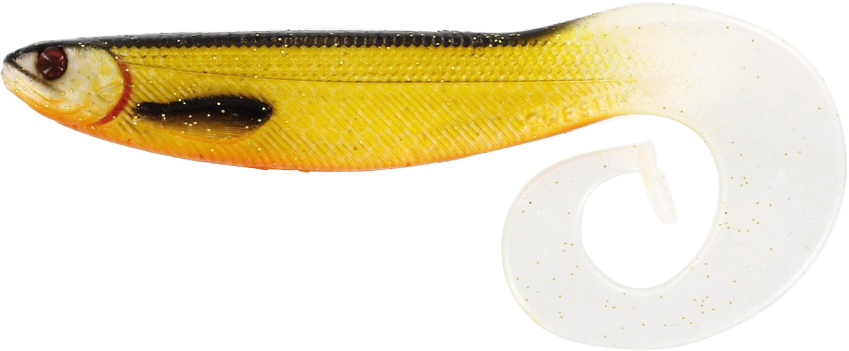 Westin Curlteez Curltail Shad Box 8.5cm (6g) (32 Stück) - Official Roach