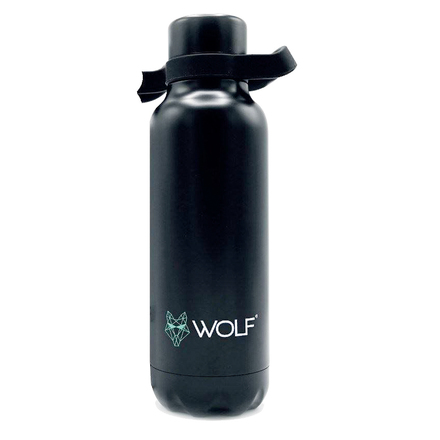 Wolf Flask 750ml Black Thermosflasche