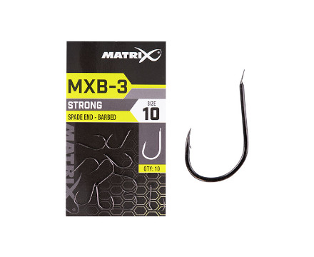 Matrix MXB-3 Barbed Spade End Black Nickel (10 Stück)