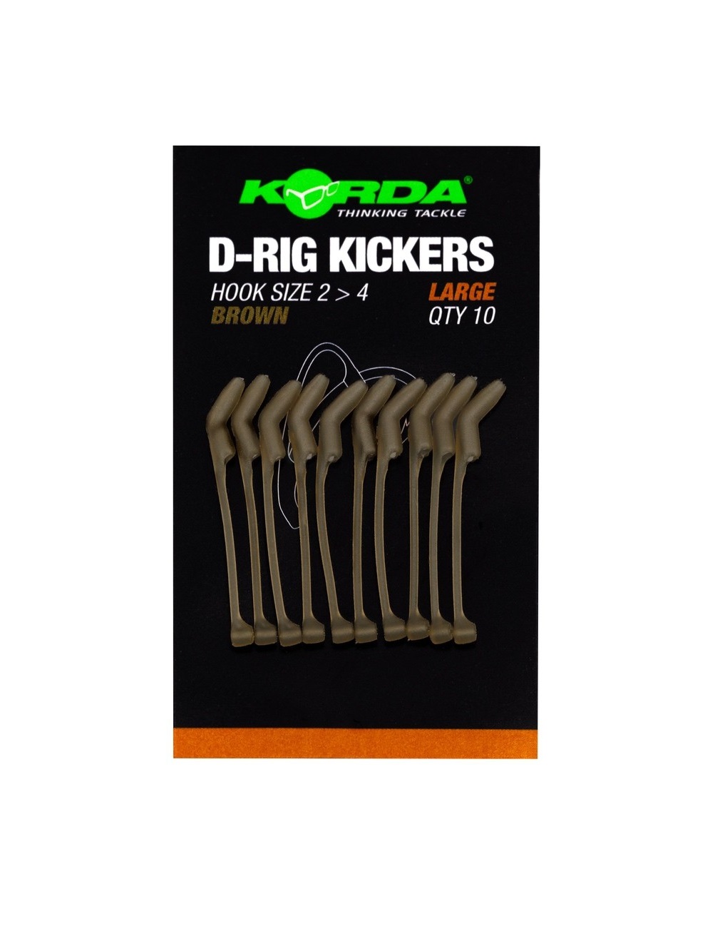 Korda Kickers D Rig Brown (10 Stück)