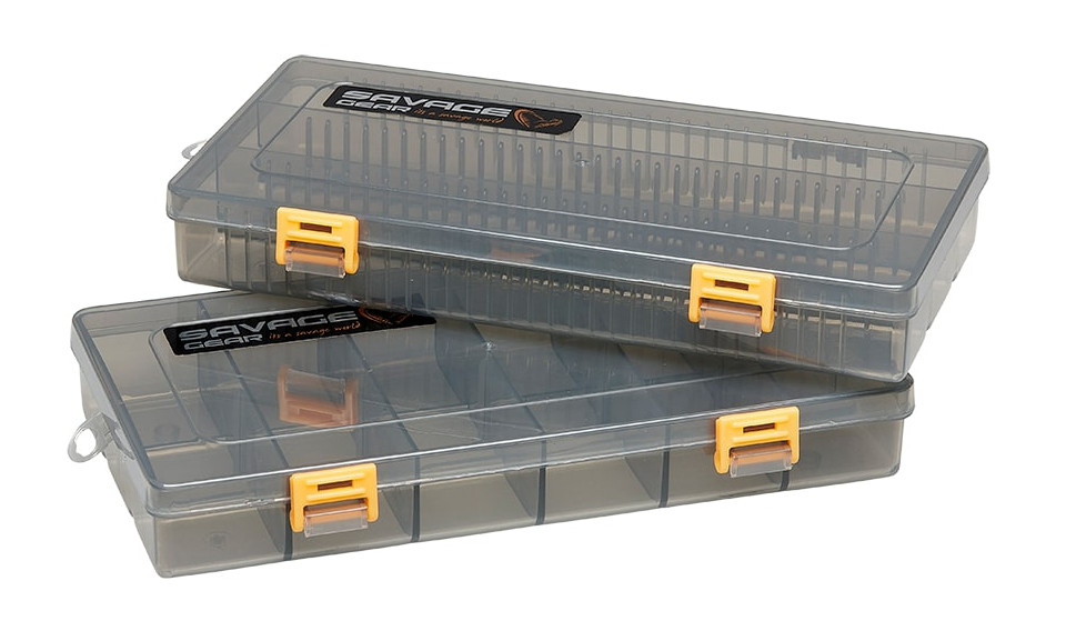 Savage Gear Flat Lure Box Smoke Kit (2 Stück)