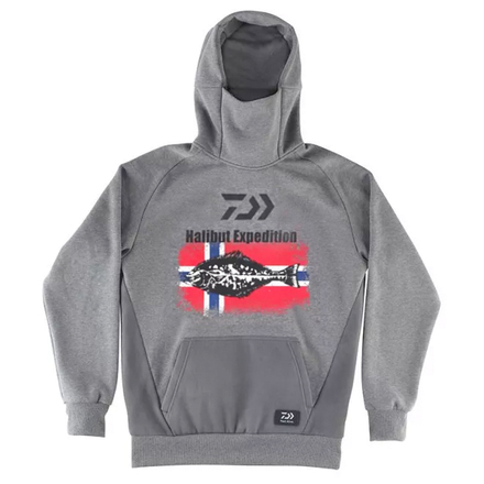 Daiwa D-Vec Snood Hoodie Norway Grau